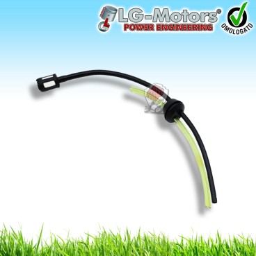KIT 2 TUBI BENZINA CARBURANTE CON FILTRO E GOMMINO PER DECESPUGLIATORE 43 55 58