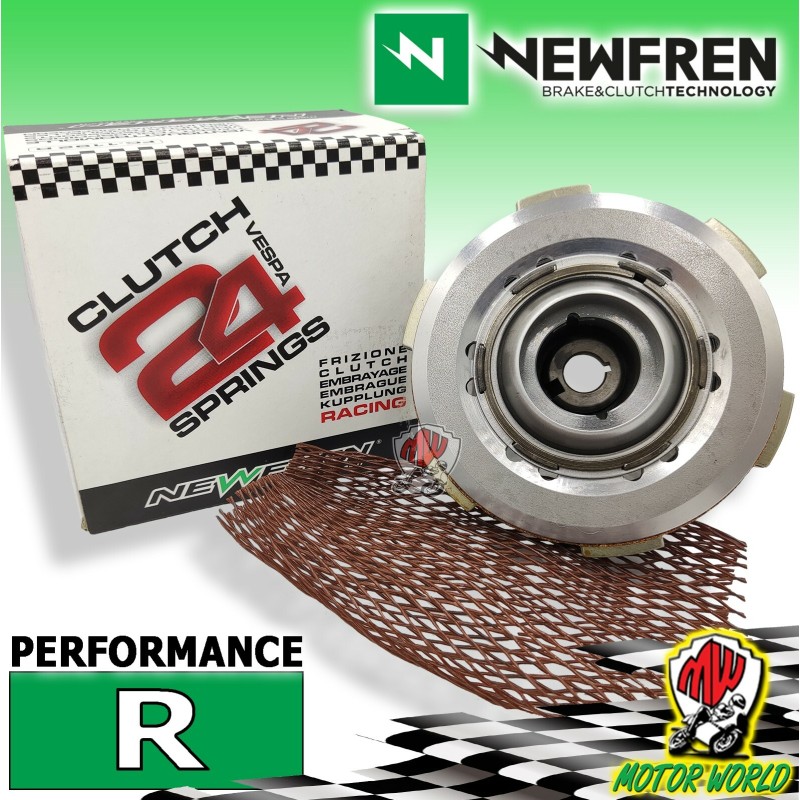 KIT FRIZIONE COMPLETA RACING 24 MOLLE NEWFREN PIAGGIO VESPA 50 SPECIAL 1967 1982