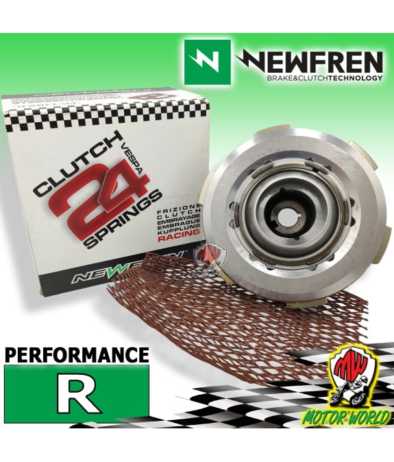 KIT FRIZIONE COMPLETA RACING 24 MOLLE NEWFREN PIAGGIO VESPA 50 SPECIAL 1967 1982