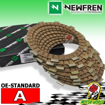 F1668A KIT 8 DISCHI FRIZIONE NEWFREN HONDA XRV AFRICA TWIN 650 1988 1989 1990
