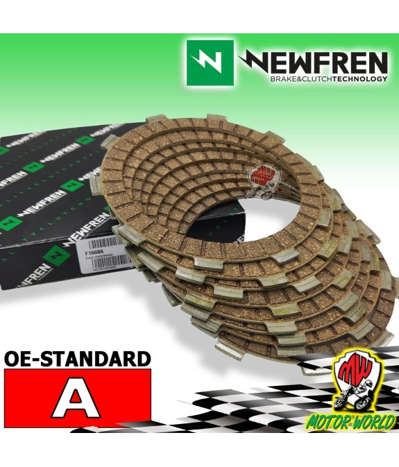 F1668A KIT 8 DISCHI FRIZIONE NEWFREN HONDA XRV AFRICA TWIN 650 1988 1989 1990