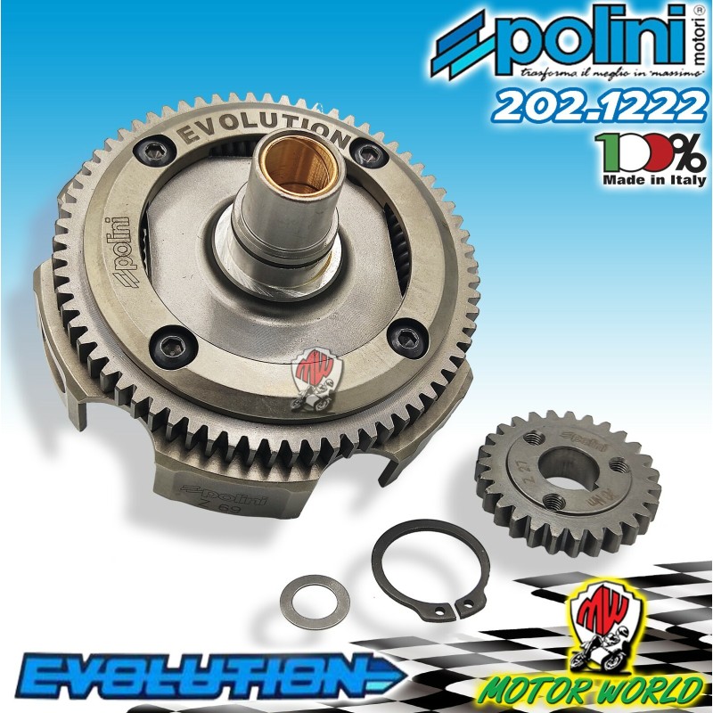 CAMPANA PRIMARIA FRIZIONE POLINI RACING 27/69 DENTI DRITTI VESPA SMALL