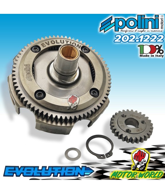 CAMPANA PRIMARIA FRIZIONE POLINI RACING 27/69 DENTI DRITTI VESPA SMALL