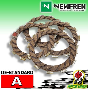 F1475A KIT 4 DISCHI FRIZIONE GUARNITI NEWFREN SUZUKI VALENTI SM 50 2015 IN POI