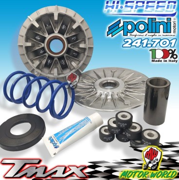 POLINI KIT VARIATORE HI-SPEED EVOLUTION YAMAHA T-MAX 530 DAL 2012 AL 2019 TMAX