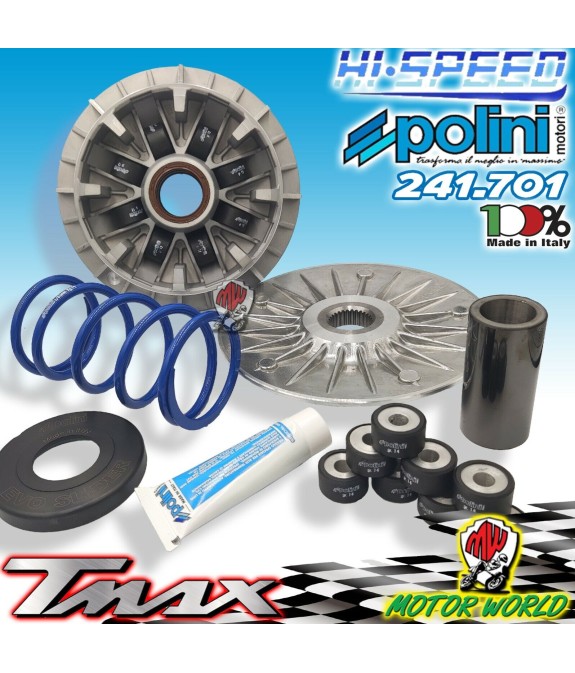 POLINI KIT VARIATORE HI-SPEED EVOLUTION YAMAHA T-MAX 530 DAL 2012 AL 2019 TMAX