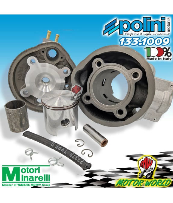 CILINDRO P1331009 76CC D.50 2T LC AM6 APRILIA 50 RS Extrema Repl 1993-1997