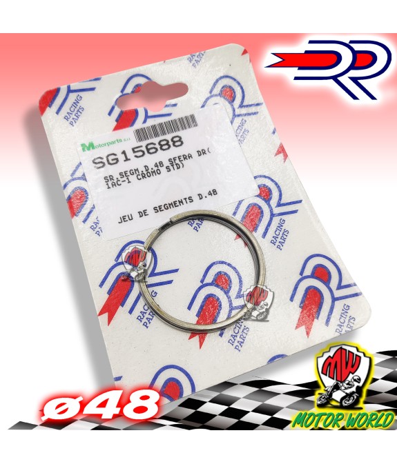 DR SG15688 FASCE PISTONE D.48 PER GRUPPO TERMICO 70 GILERA TYPHOON 50 2T