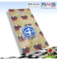 142720050 Scudetto esagonale per scudo anteriore Piaggio Vespa 32mm 574771