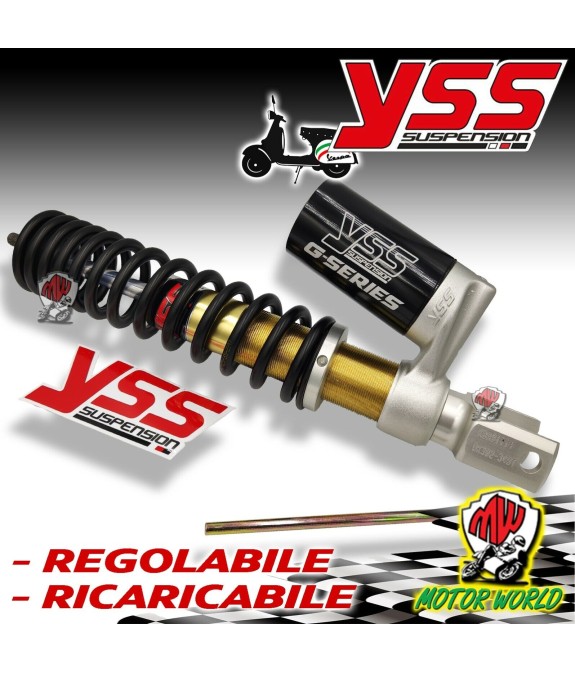 AMMORTIZZATORE POSTERIORE YSS CON SERBATOIO A GAS VESPA SPRINT VELOCE 150 1979
