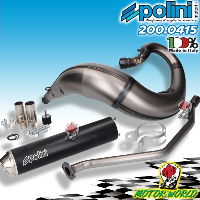 200.0415 MARMITTA POLINI VENT BAJA 50 Minarelli AM6 Euro4