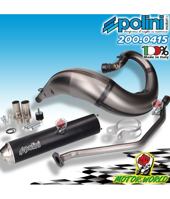 200.0415 MARMITTA POLINI VENT BAJA 50 Minarelli AM6 Euro4