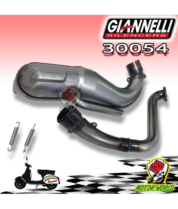 NUOVA MARMITTA GIANNELLI CON GUARNIZIONE OMAGGIO PER PIAGGIO VESPA 125 ET3