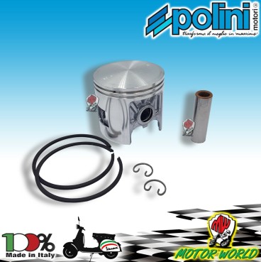 204.0048 PISTONE D.55,8 POLINI PIAGGIO APE 50 FL-FL2-FL3-RST MIX (6 Molle)