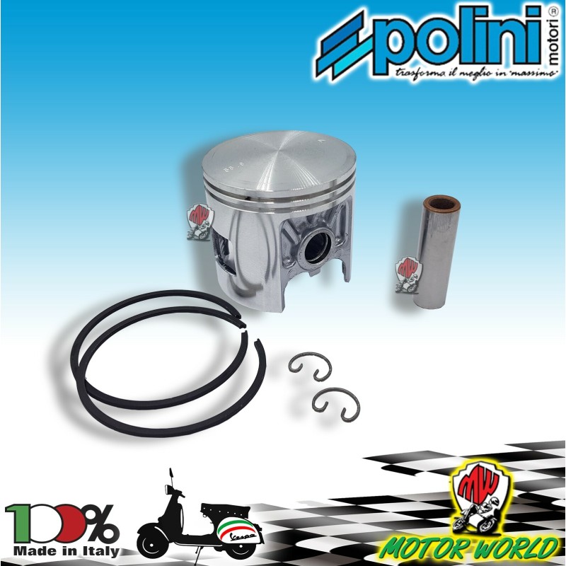 204.0048 PISTONE D.55,8 POLINI PIAGGIO APE 50 FL-FL2-FL3-RST MIX (6 Molle)