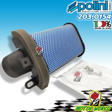 203.0154 FILTRO ARIA VARIATORE POLINI YAMAHA T-MAX 500 Carburatore (01/03)