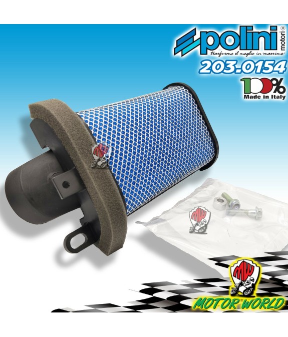 203.0154 FILTRO ARIA VARIATORE POLINI YAMAHA T-MAX 500 Carburatore (01/03)