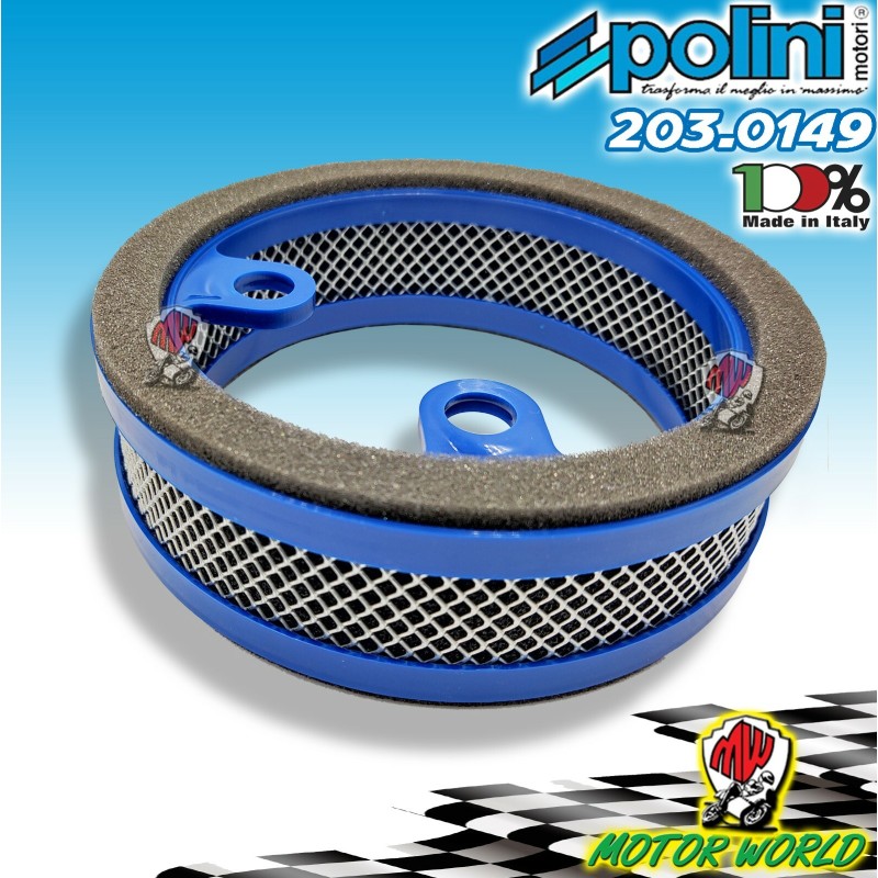203.0149 FILTRO ARIA VARIATORE POLINI YAMAHA T-MAX 500 Carburatore (01/03)