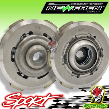 KIT FRIZIONE COMPLETA 4 DISCHI MONO MOLLA VESPA 50 R L N SPECIAL ET3
