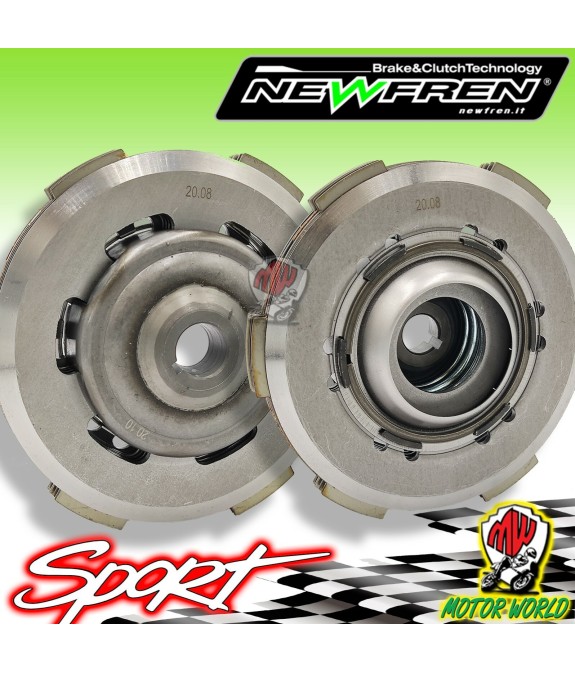 KIT FRIZIONE COMPLETA 4 DISCHI MONO MOLLA VESPA 50 R L N SPECIAL ET3