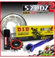 KIT TRASMISSIONE CATENA DID CORONA PIGNONE CAGIVA MITO 125 EVOLUTION 2004