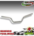 MANUBRIO MOTO 22mm TOMASELLI RACING STERZO PIEGA MEDIA STERZO ARGENTO