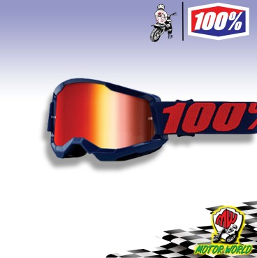 MASCHERA CROSS 100% STRATA 2 MASEGO LENTE A SPECCHIO