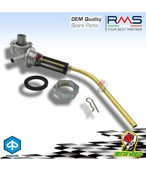 RUBINETTO DELLA BENZINA CON RISERVA PER VESPA PX 200 1977- RMS