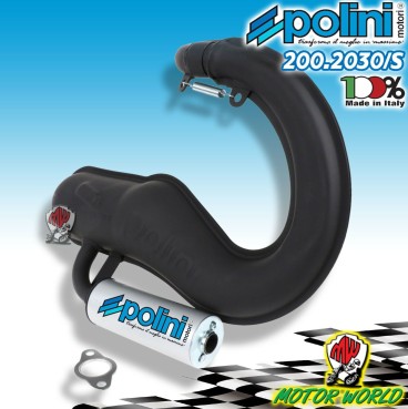 MARMITTA POLINI X MOTORI MODIFICA 90 102 CC. VESPA 50 SPECIAL/L N R 200.2030/S