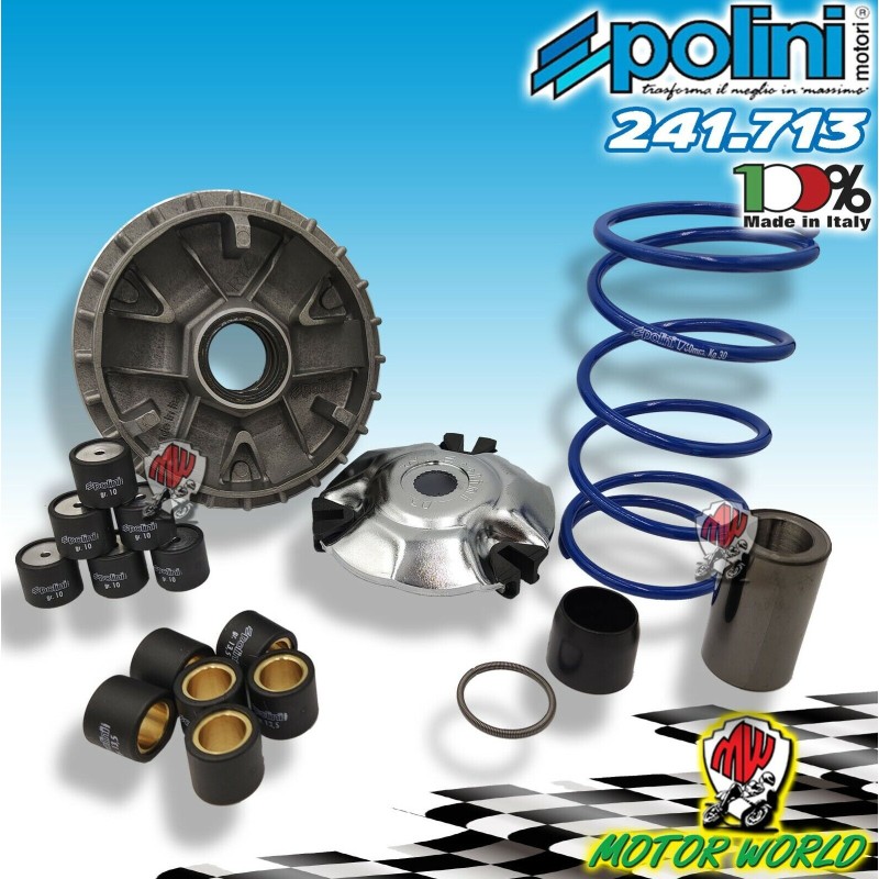 241.713 VARIATORE POLINI HI-SPEED MOTORE LEADER ITALJET TORPEDO 125 - 150