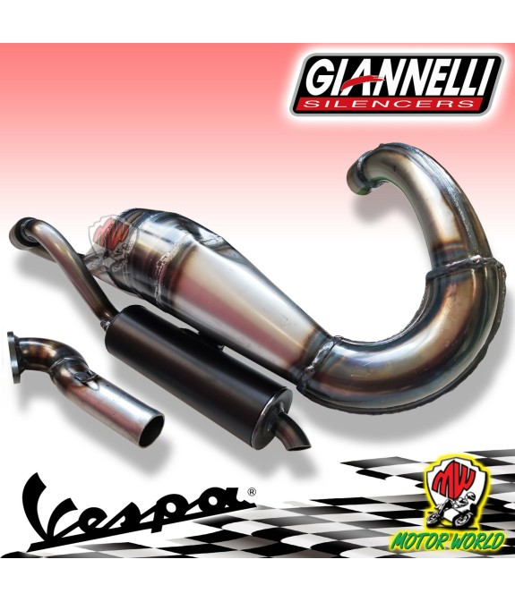 30069 NUOVA MARMITTA VINTAGE ORIGINALE GIANNELLI PIAGGIO VESPA 125 ET3 RACING