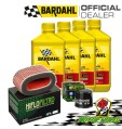 TAGLIANDO 4L BARDAHL XTC 10W40 + FILTRI HIFLO HONDA VT 750 Shadow Spirit 2007