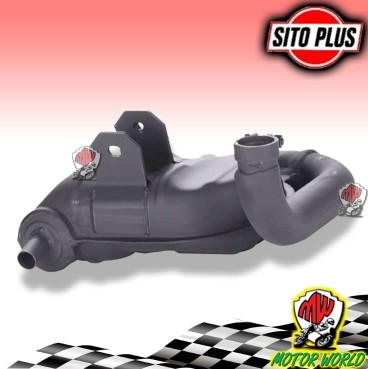 0259 SITO PLUS LEOVINCE SCARICO MARMITTA TERMINALE PER VESPA PX 200 E ARCOBALENO