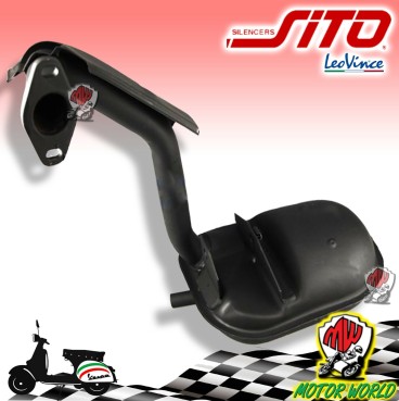 MARMITTA PER VESPA PK 125 SITO NERA PER VESPA pk125 S pk125 XL 1 2 PK 80