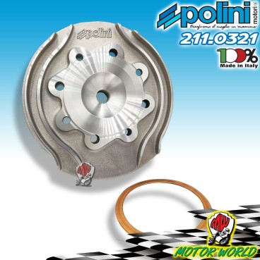 TESTA POLINI MODELLO EVOLUTION CANDELA CENTRALE PIAGGIO VESPA 125 ET3 ETS