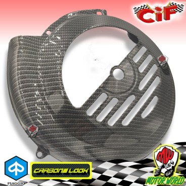 COPRIVOLANO IN FERRO EFFETTO CARBONIO VESPA 50 SPECIAL RLN 125 ET3 PRIMAVERA