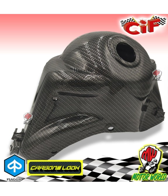 CUFFIA MOTORE EFFETTO CARBONIO CARBONE VESPA 125 PRIMAVERA ET3 50 SPECIAL