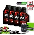 KIT TAGLIANDO MOTUL 300V 10W40 + FILTRO OLIO Kawasaki KRT 800 Teryx4 / LE / Camo