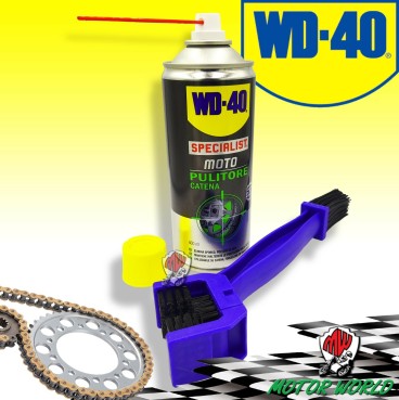  Spray Pulitore Pulisci Pulizia Catena Universale Specialist Moto WD-40 400 ml