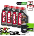 TAGLIANDO MOTUL 7100 10W60 + FILTRO OLIO ORIGINALE Kawasaki Z 900 2021