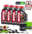 KIT TAGLIANDO MOTUL 7100 10W40 + FILTRO OLIO ORIGINALE Kawasaki Z 650 2021