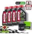 KIT TAGLIANDO MOTUL 5100 15W50 + FILTRO OLIO ORIGINALE Kawasaki