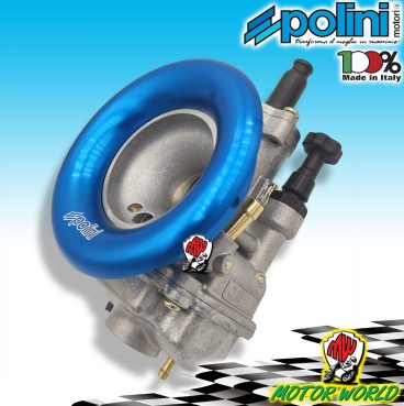 KIT CARBURATORE POLINI CP 21 + CORNETTO D'ASPIRAZIONE IN ERGAL MINARELLI AM6