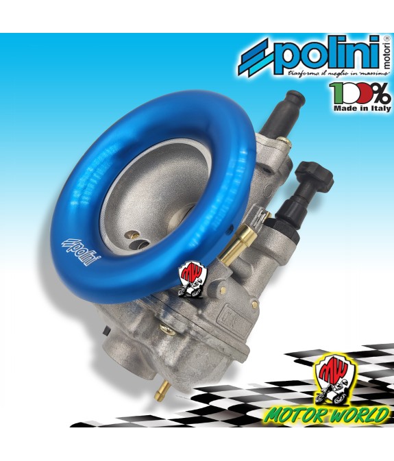 KIT CARBURATORE POLINI CP 19 + CORNETTO D'ASPIRAZIONE IN ERGAL VESPA ET3 SPECIAL