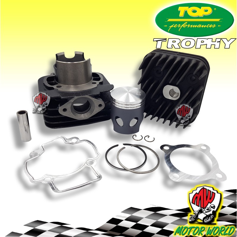 GRUPPO TERMICO CILINDRO TOP BLACK TROPHY D. 48 Piaggio Zip Fast Rider RST 50 2T