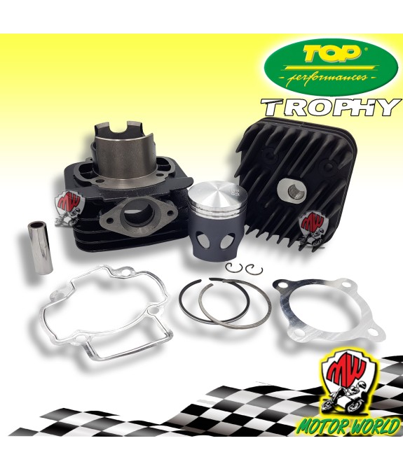 GRUPPO TERMICO CILINDRO TOP BLACK TROPHY D. 48 Piaggio Zip Fast Rider RST 50 2T