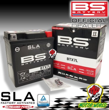 BATTERIA BS BATTERY SLA BTX7L GIA ATTIVATA  SUZUKI 200 Van Van fino al 2017 