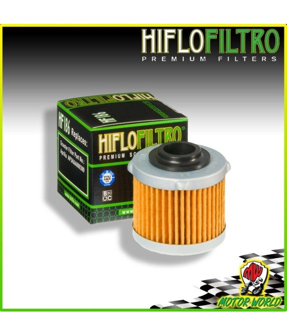 HF186 FILTRO OLIO ORIGINALE HIFLO Aprilia 200 Scarabeo Net i.e.  2013 2014 2015