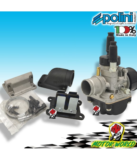 DELL'ORTO CARBURATORE ø 21 + KIT ASPIRAZIONE BIG VALVE MBK BOOSTER 50