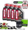 KIT TAGLIANDO MOTUL 7100 20W50+ FILTRO OLIO KAWASAKI  KRT 800 Teryx4 / LE / Camo